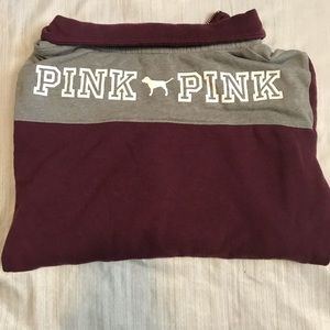 PINK half zip